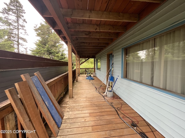 view of deck