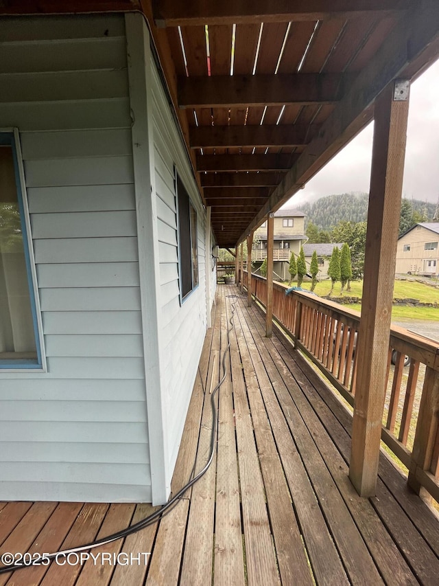 view of deck