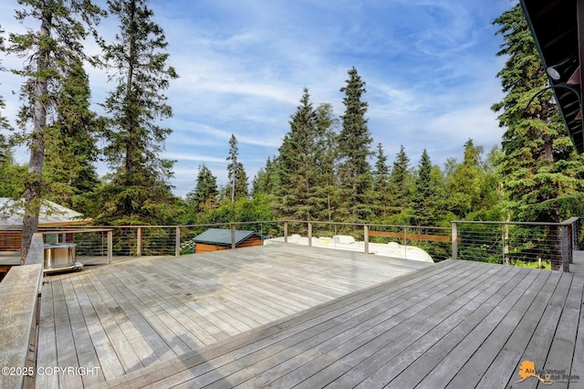 16900 Ransom Ridge Rd, Anchorage, AK 99516 - view of wooden deck
