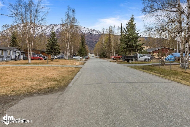 10209 Colville St, Eagle River, AK 99577 - view of street featuring a mountain view