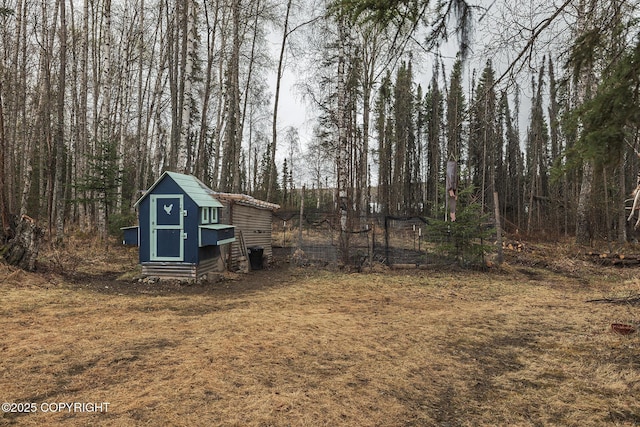 3604 N Copperspike St, Wasilla, AK 99623 - view of yard with an outdoor structure