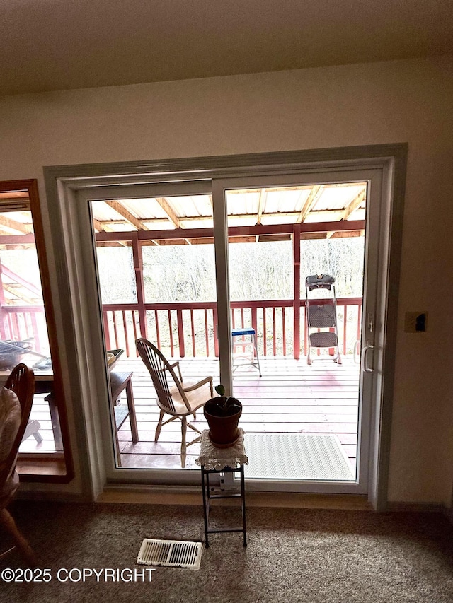 63531 Jessica G Ct, Ninilchik, AK 99639 - doorway with carpet floors