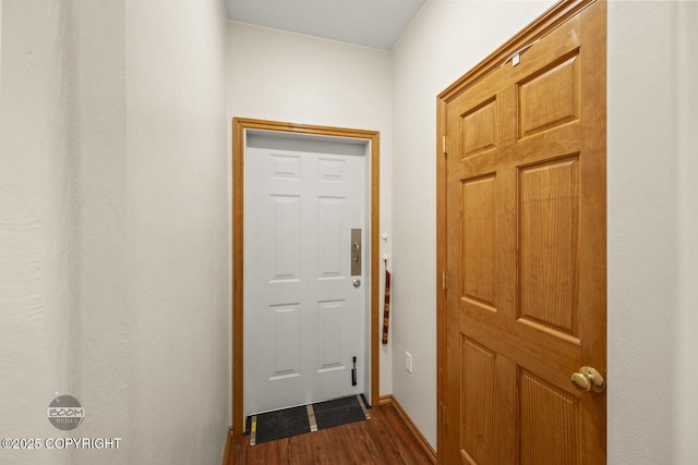 3600 N Fortune Cir, Wasilla, AK 99654 - doorway featuring dark wood-type flooring