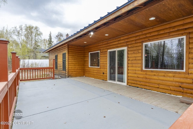 3600 N Fortune Cir, Wasilla, AK 99654 - view of patio / terrace featuring fence