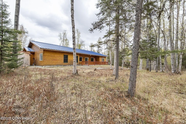 3600 N Fortune Cir, Wasilla, AK 99654 - view of front of house with metal roof