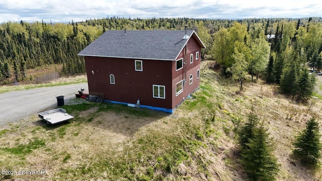 53160 Stol Rd, Clam Gulch, AK 99568 - aerial view of property and surrounding area with a forest