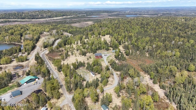 53160 Stol Rd, Clam Gulch, AK 99568 - aerial view of property and surrounding area with a heavily wooded area