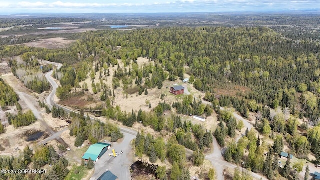 53160 Stol Rd, Clam Gulch, AK 99568 - aerial view of property and surrounding area with a heavily wooded area