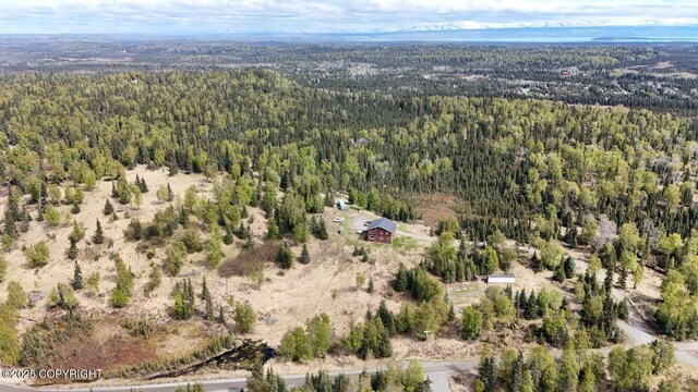 53160 Stol Rd, Clam Gulch, AK 99568 - aerial overview of property's location with a heavily wooded area
