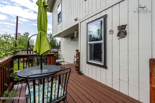 2000 Wenmatt Cir, Anchorage, AK 99517 - view of wooden terrace