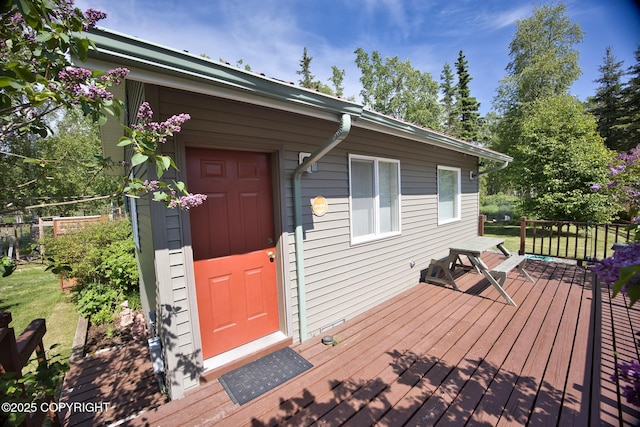 104 Beech Ave, Kenai, AK 99611 - view of wooden terrace