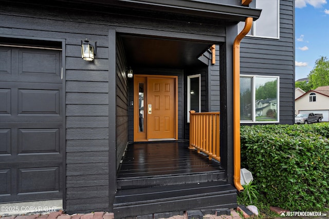 800 Howard Cir, Anchorage, AK 99504 - property entrance featuring a garage