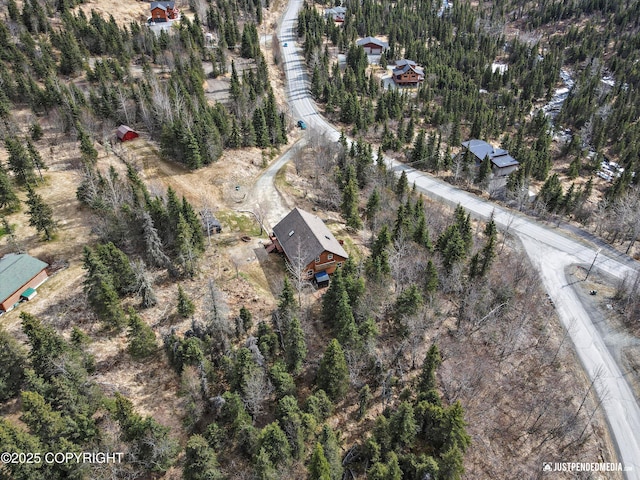 3915 Hiland Rd, Eagle River, AK 99577 - aerial view of property and surrounding area