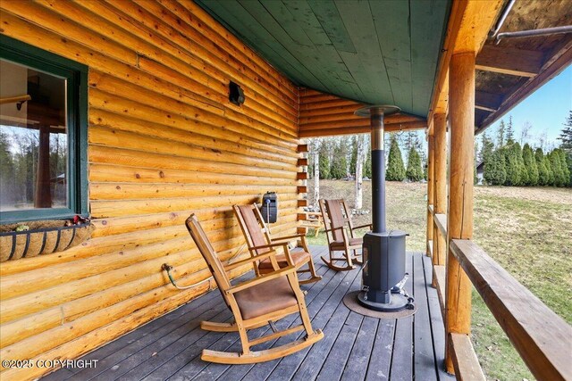 17720 Werre St, Chugiak, AK 99567 - deck with covered porch