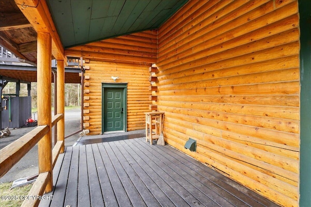 17720 Werre St, Chugiak, AK 99567 - view of wooden terrace