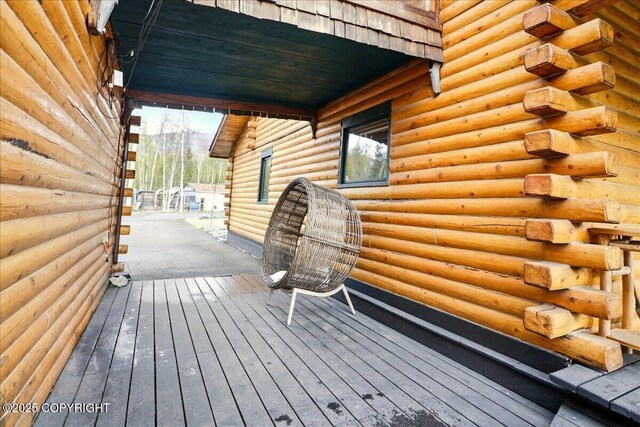 17720 Werre St, Chugiak, AK 99567 - view of wooden deck