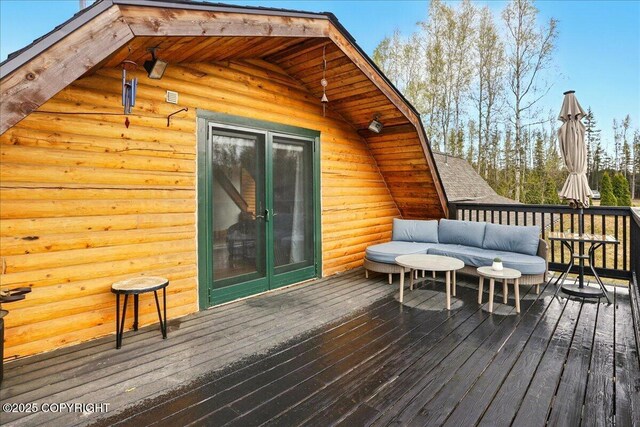 17720 Werre St, Chugiak, AK 99567 - view of wooden deck