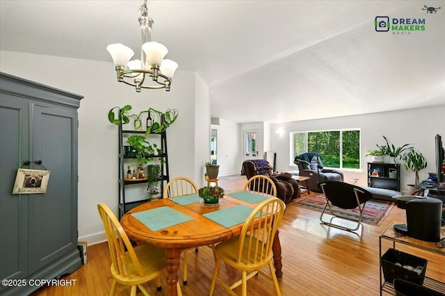 1900 N Green Forest Dr, Palmer, AK 99645 - dining area with a chandelier and light wood finished floors