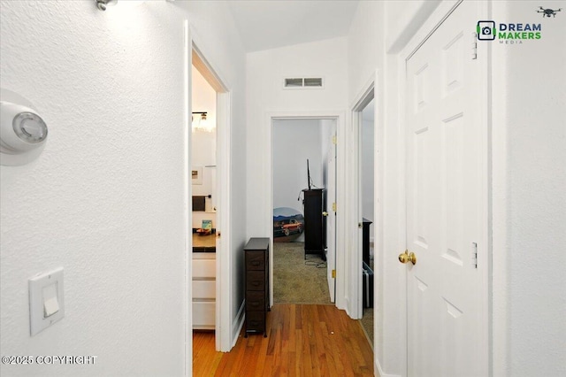 1900 N Green Forest Dr, Palmer, AK 99645 - corridor featuring light wood-type flooring
