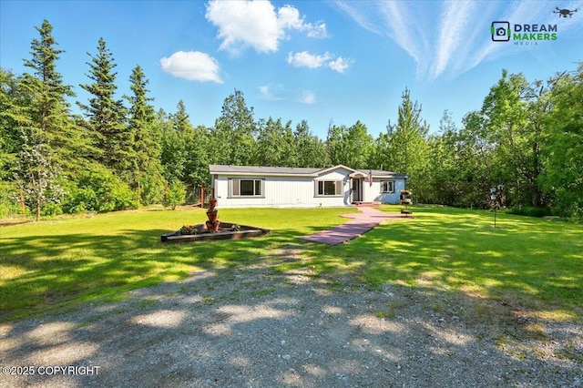 1900 N Green Forest Dr, Palmer, AK 99645 - manufactured / mobile home with a front lawn