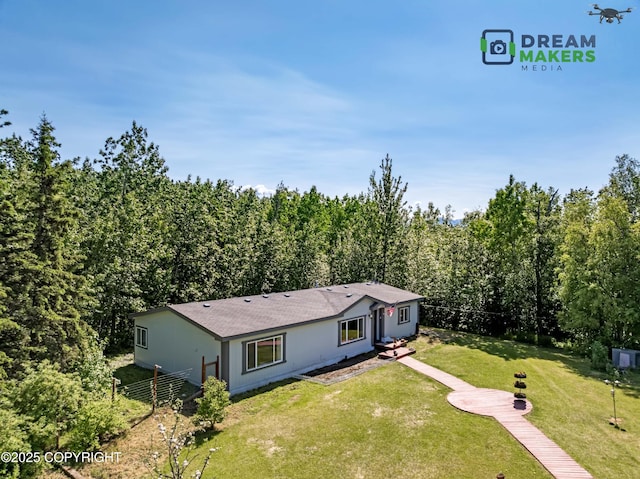 1900 N Green Forest Dr, Palmer, AK 99645 - view of front facade with roof with shingles