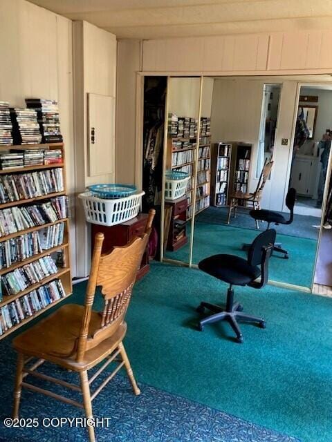 19405 Ridge St, Kasilof, AK 99610 - interior space with electric panel and carpet