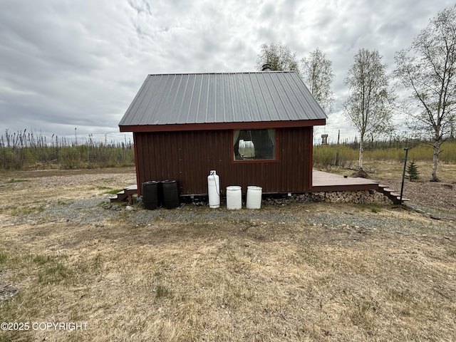 view of outdoor structure