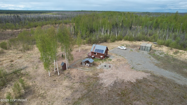 view from above of property