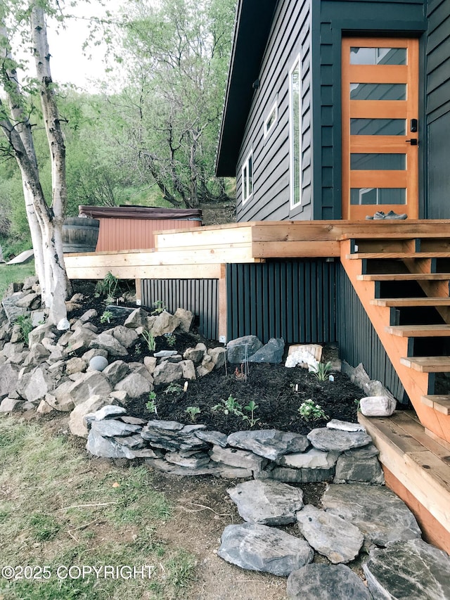 view of side of home