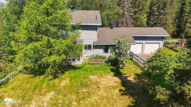 25925 Williamson Ln, Kasilof, AK 99610 - view from above of property with a forest