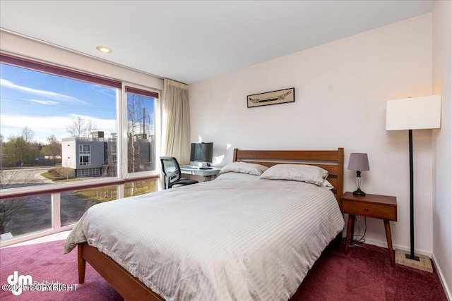 5201 E Northern Lights Blvd # 3N, Anchorage, AK 99508 - carpeted bedroom with baseboards
