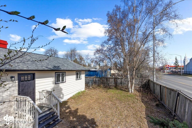 1523 Demeure Pl, Anchorage, AK 99508 - view of yard featuring fence private yard