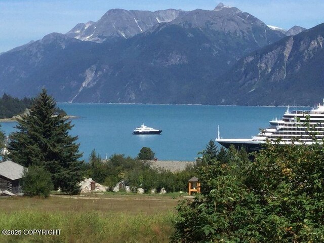 1 Fort Seward Dr, Haines, AK 99827 - water view featuring a mountain view