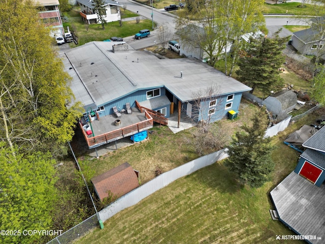 view of subject property
