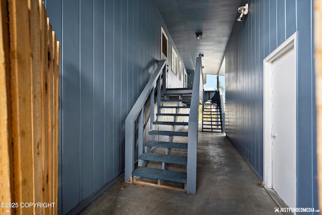 view of stairs
