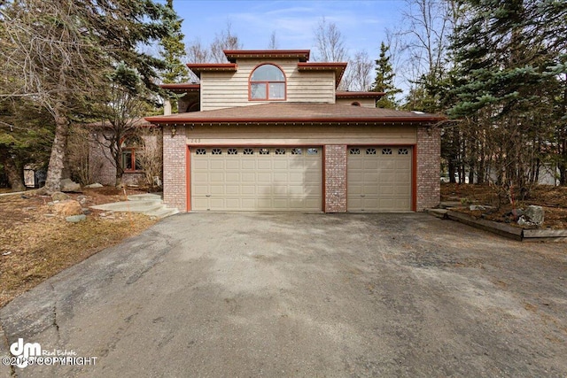 exterior space featuring driveway