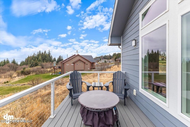 885 Soundview Ave, Homer, AK 99603 - view of wooden deck