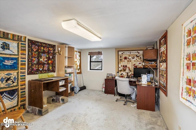 3669 Pullen Cir, Eagle River, AK 99577 - home office featuring carpet flooring