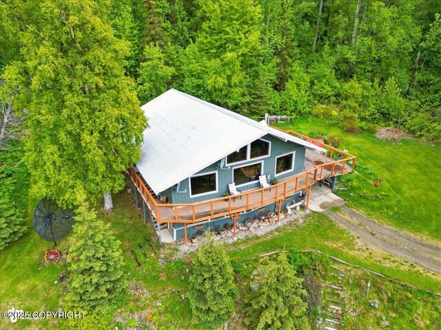 3669 Pullen Cir, Eagle River, AK 99577 - view from above of property