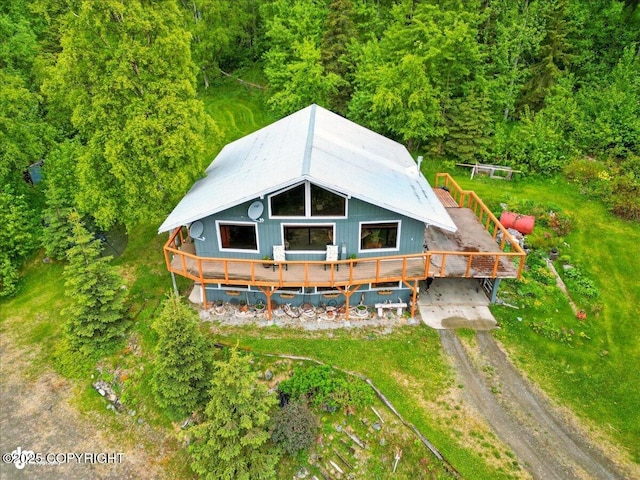 3669 Pullen Cir, Eagle River, AK 99577 - view from above of property