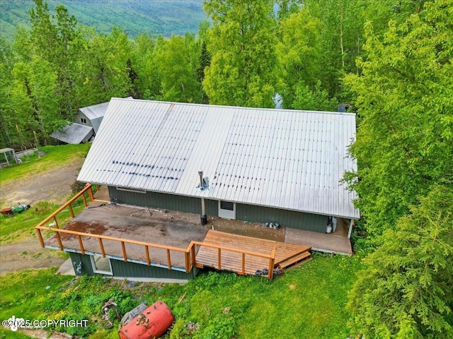 3669 Pullen Cir, Eagle River, AK 99577 - view from above of property with a heavily wooded area