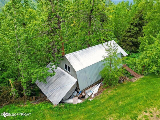 3669 Pullen Cir, Eagle River, AK 99577 - aerial view of property and surrounding area featuring a forest