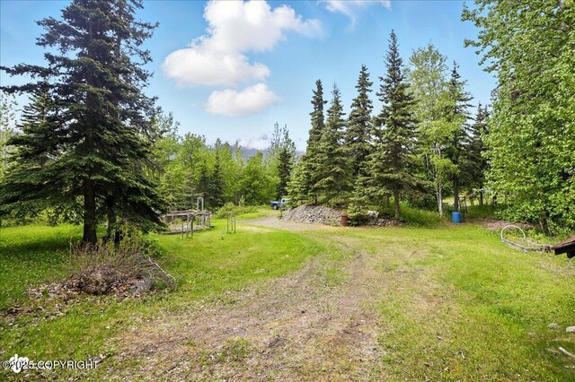 3669 Pullen Cir, Eagle River, AK 99577 - view of green lawn