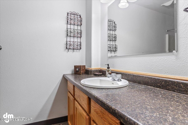10912 Wolf Trail Cir, Seward, AK 99664 - bathroom with vanity