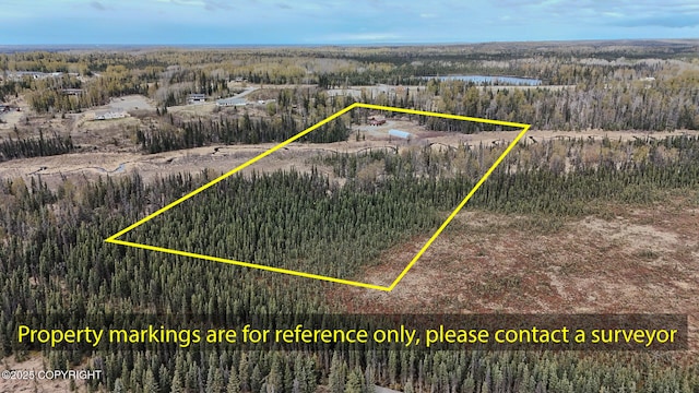 575 Pace St, Soldotna, AK 99669 - aerial view of a heavily wooded area