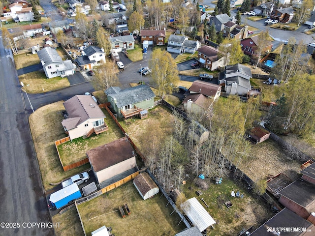 3810 Midvale Cir, Anchorage, AK 99507 - bird's eye view featuring a residential view