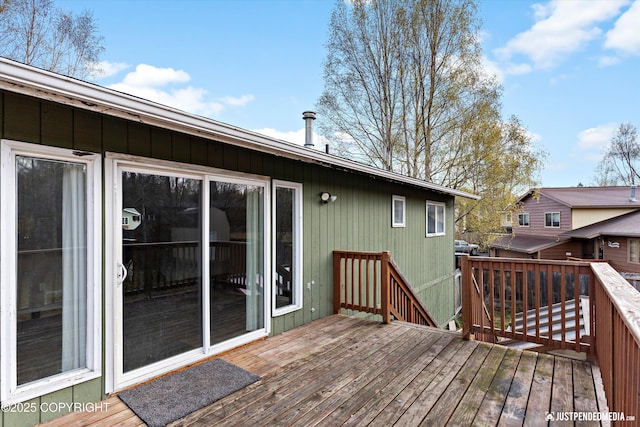 3810 Midvale Cir, Anchorage, AK 99507 - view of wooden terrace