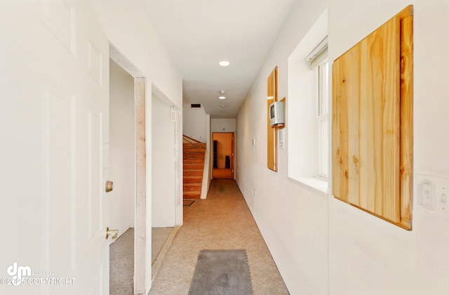 29425 Fools Gold St, Soldotna, AK 99669 - hall with recessed lighting and light carpet