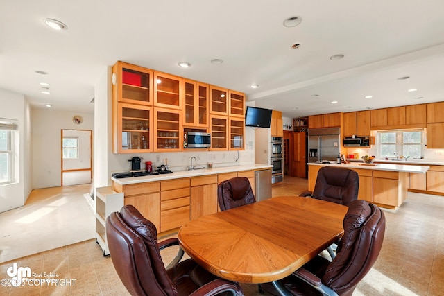 29425 Fools Gold St, Soldotna, AK 99669 - dining space featuring recessed lighting