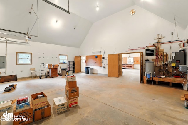 29425 Fools Gold St, Soldotna, AK 99669 - garage with a garage door opener and electric panel